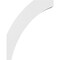 Ekena Millwork 4-in. W x 22-in. D x 28-in. H Thorton Architectural Grade PVC Knee Brace BRCP04X22X28THR - alternate 3